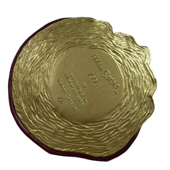 HOLIDAY BARBIE 1996 HALLMARK Ornament Victorian Dress Handcrafted Collector Item - Picture 11 of 13